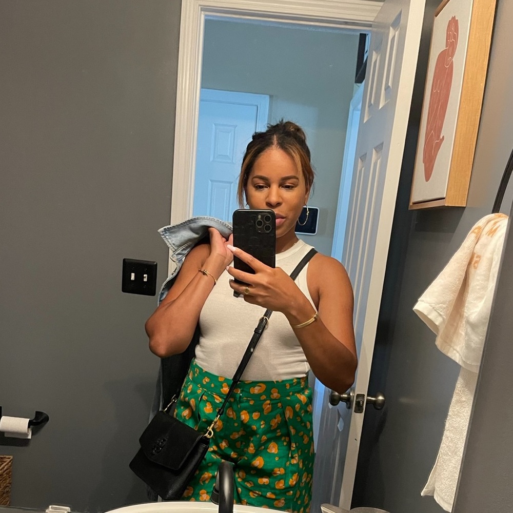 Tabitha Brown Leopard Shorts Size Small Fun Animal Print